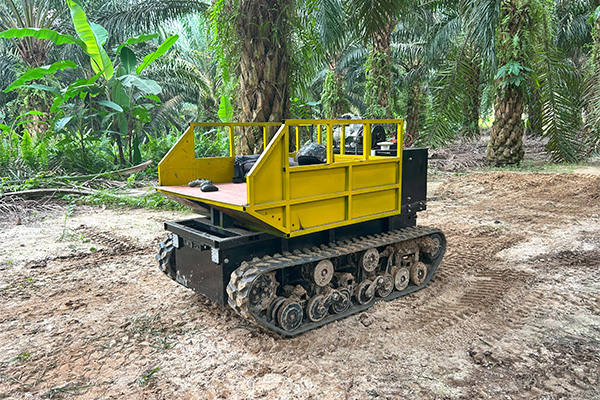 e crawler robot palm oil